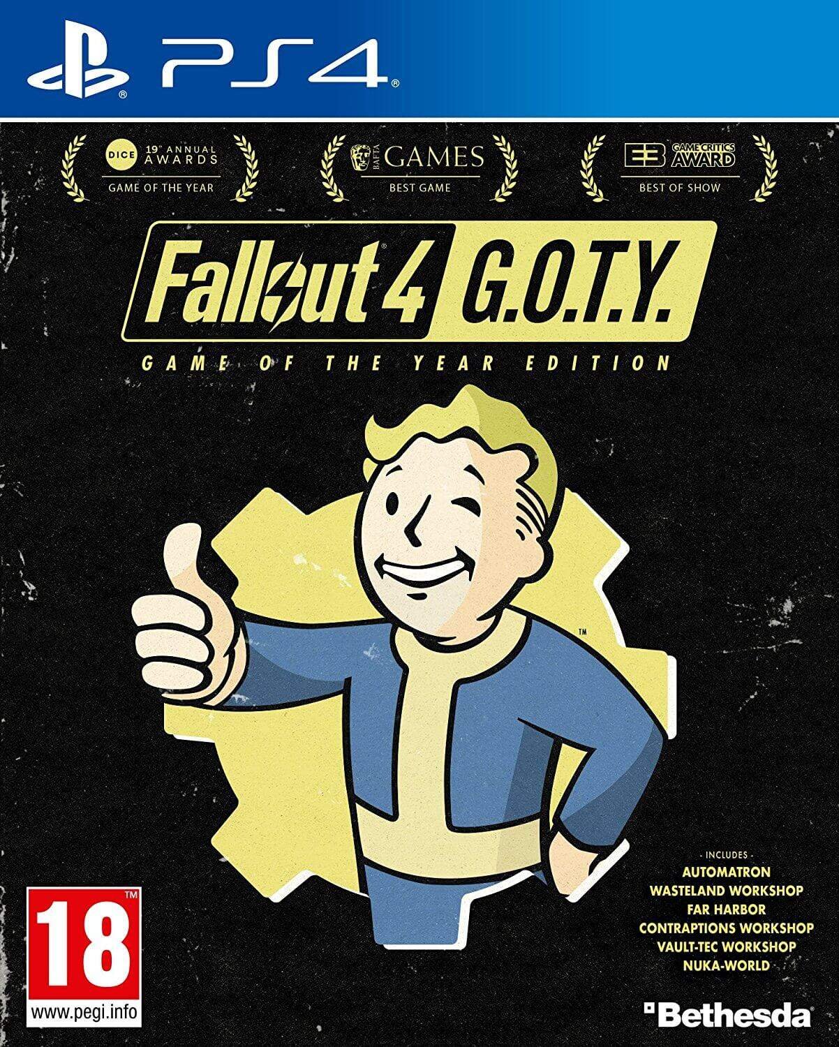 Fallout 4: Game of the Year Edition [PS4] 5.05 / 6.72 / 7.02 [EUR] (2017) [Русский] (v1.34)