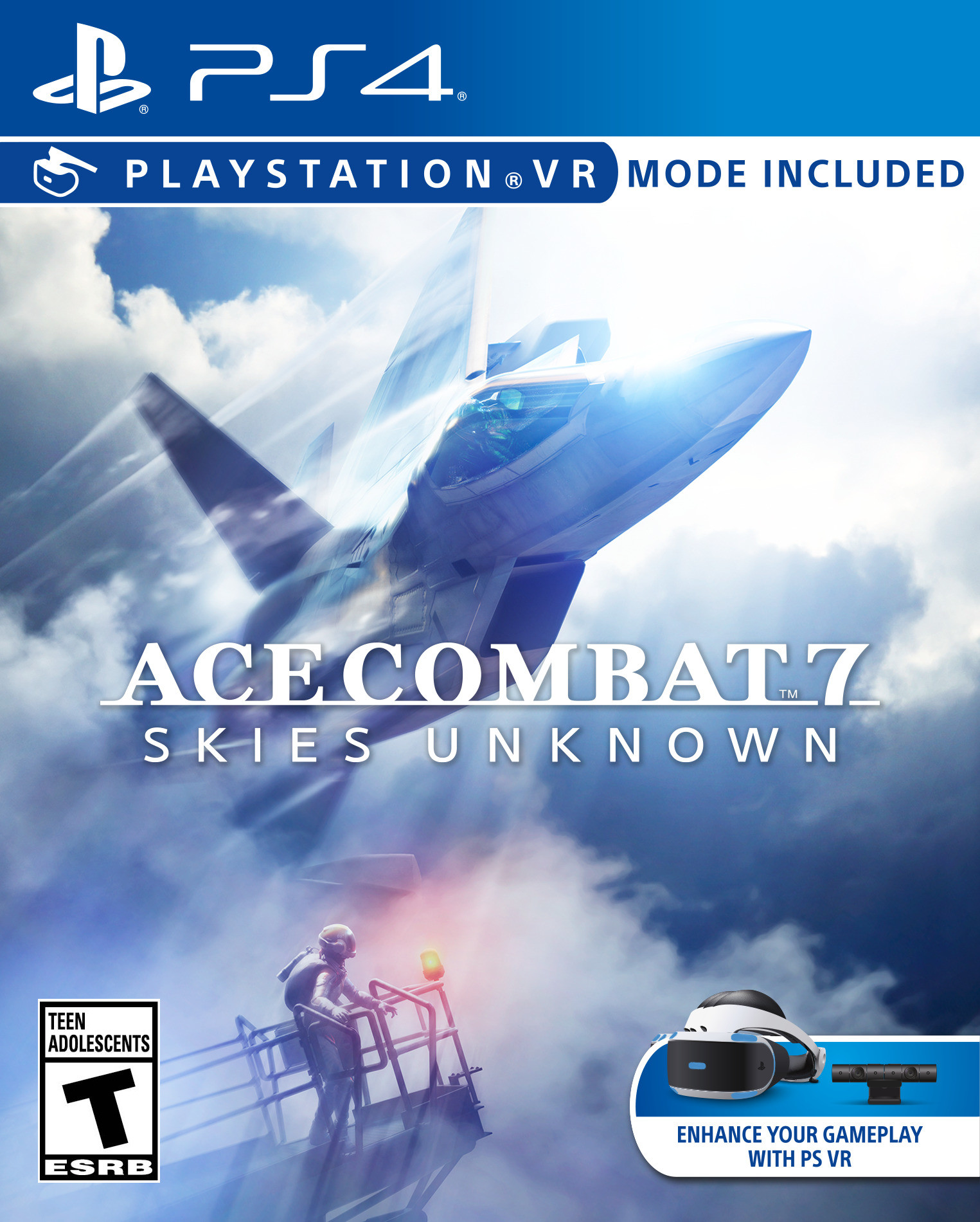 Ace Combat 7: Skies Unknown [PS4 VR] 5.05 / 6.72 / 7.02 [EUR] (2019) [Русский] (v1.00)