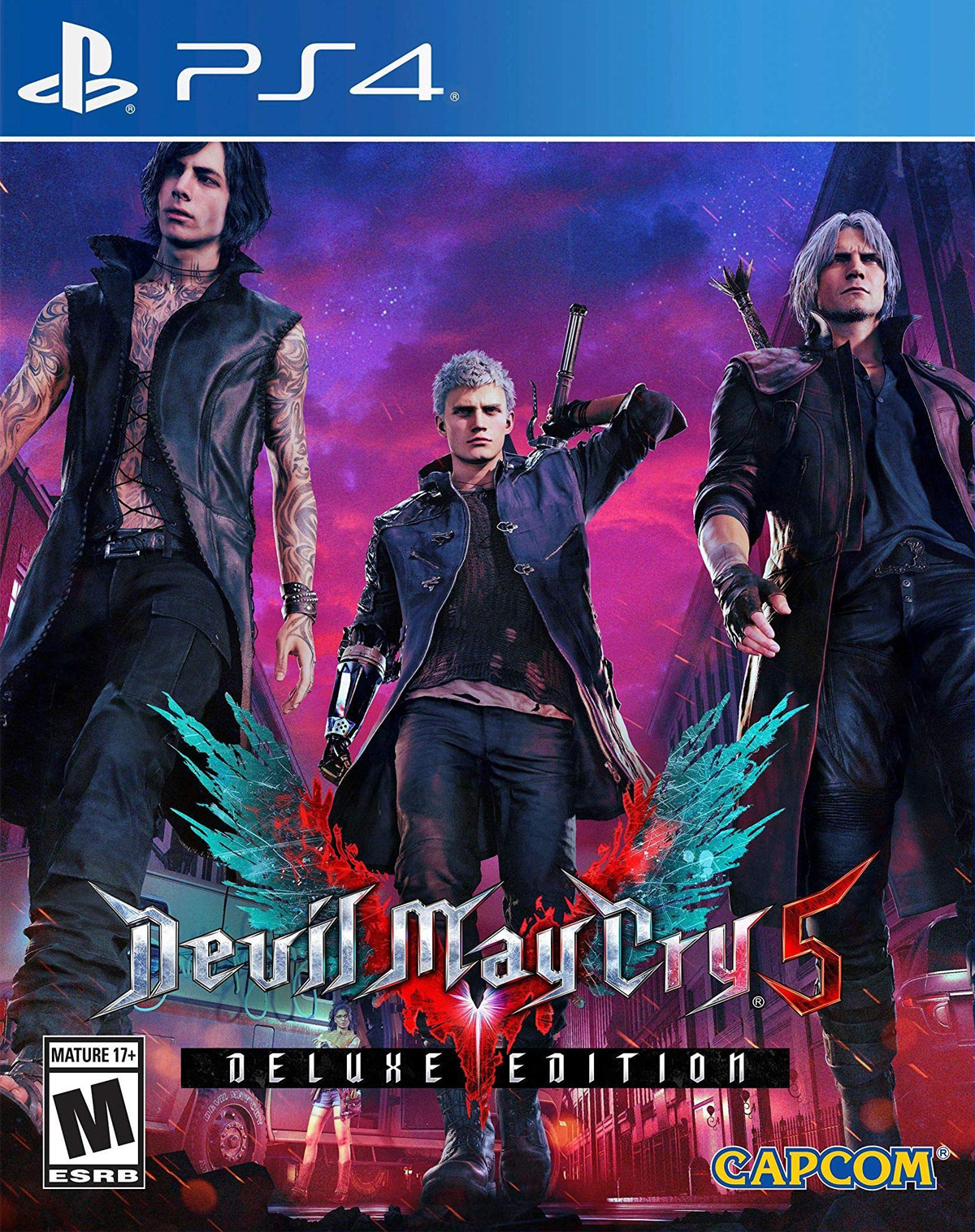 Devil May Cry 5 - Deluxe Edition [PS4] 6.72 / 7.02 / 7.55 [EUR] (2019) [Русский] (v1.08)