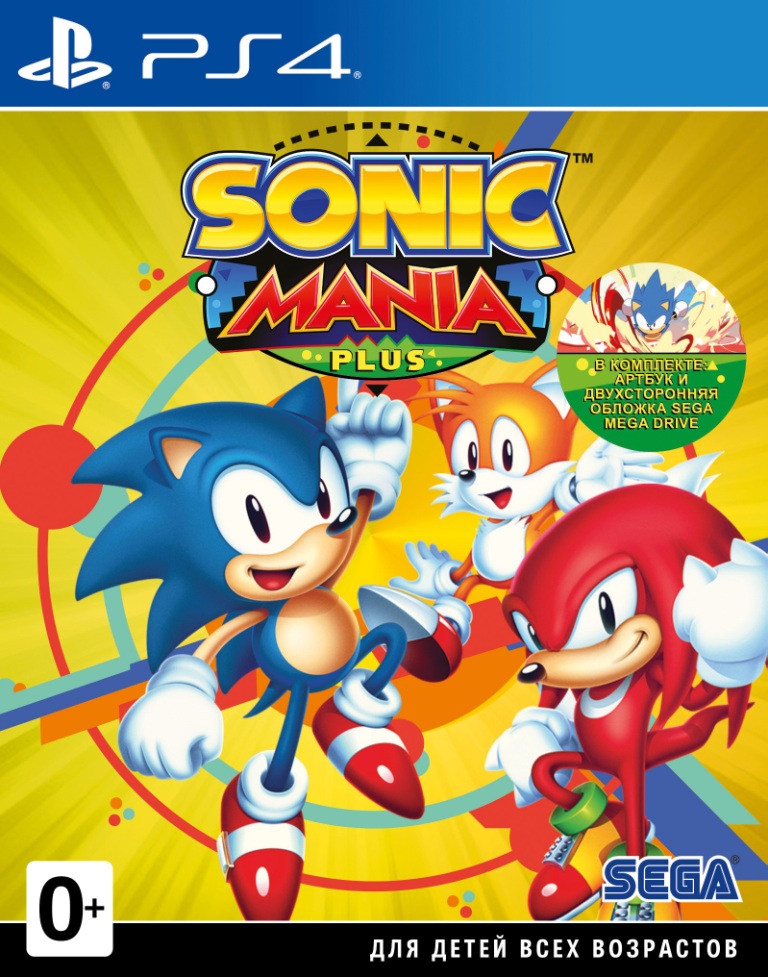 Sonic Mania Plus: Encore [PS4] 5.05 / 6.72 / 7.02 [EUR] (2017) [Английский] (v1.04)