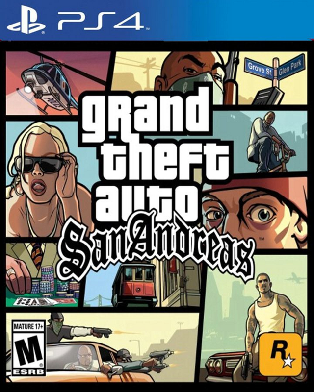 Grand Theft Auto: San Andreas [PS4 PS2 Classic] 5.05 / 6.72 / 7.02 [EUR] (2015) [Русский] (v1.00)