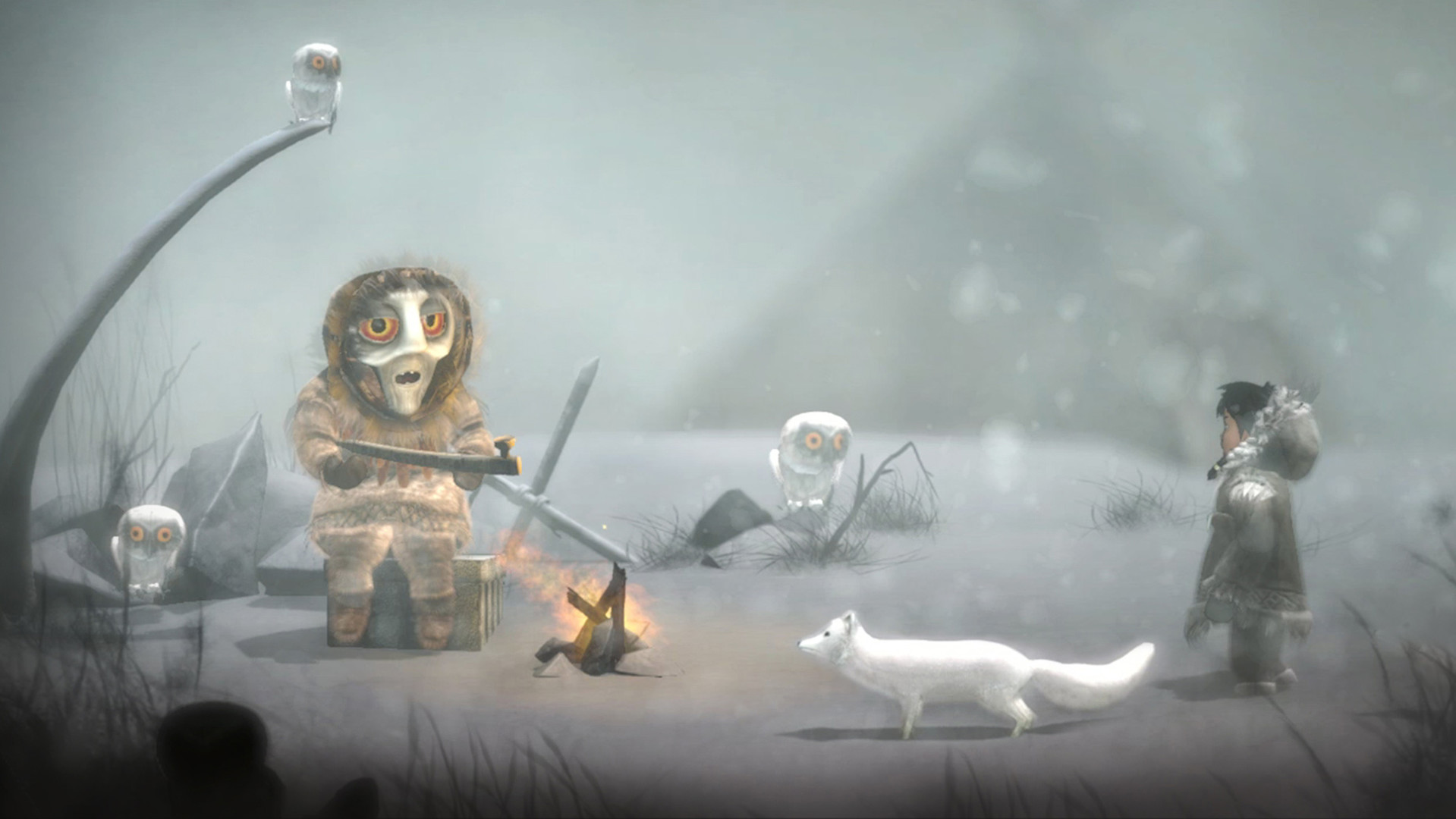 Скриншот *Never Alone - Arctic Collection [PS4] 5.05 / 6.72 / 7.02 [EUR] (2014) [Русский] (v1.04)*