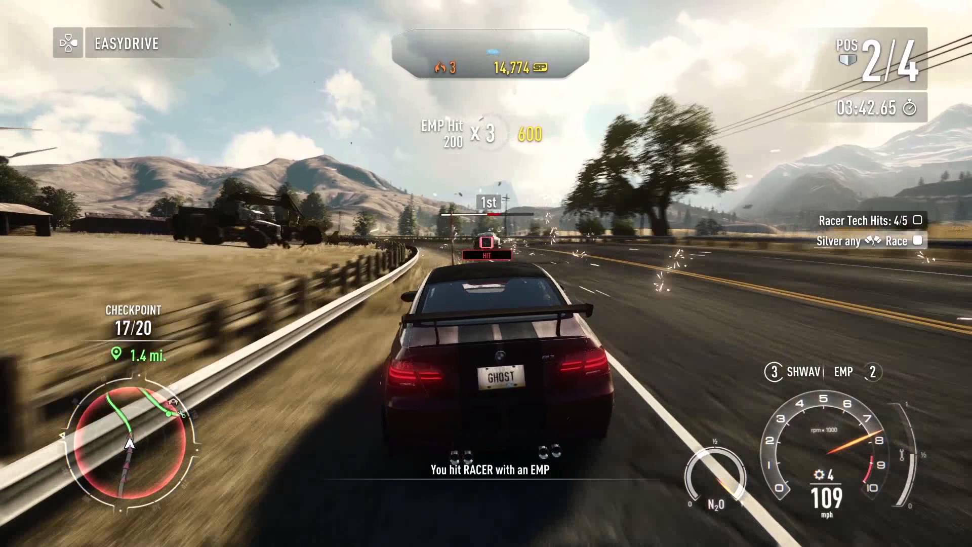 Скриншот *Need for Speed: Rivals [PS4] 5.05 / 6.72 / 7.02 [EUR] (2013) [Английский] (v1.03)*