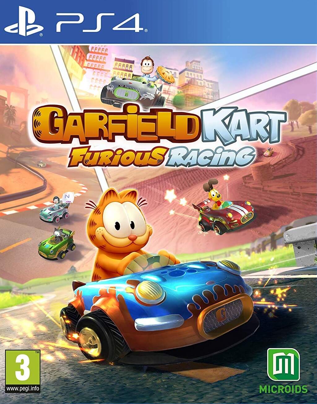 Garfield Kart - Furious Racing [PS4] 5.05 / 6.72 / 7.02 [EUR] (2019) [Английский] (v1.00)