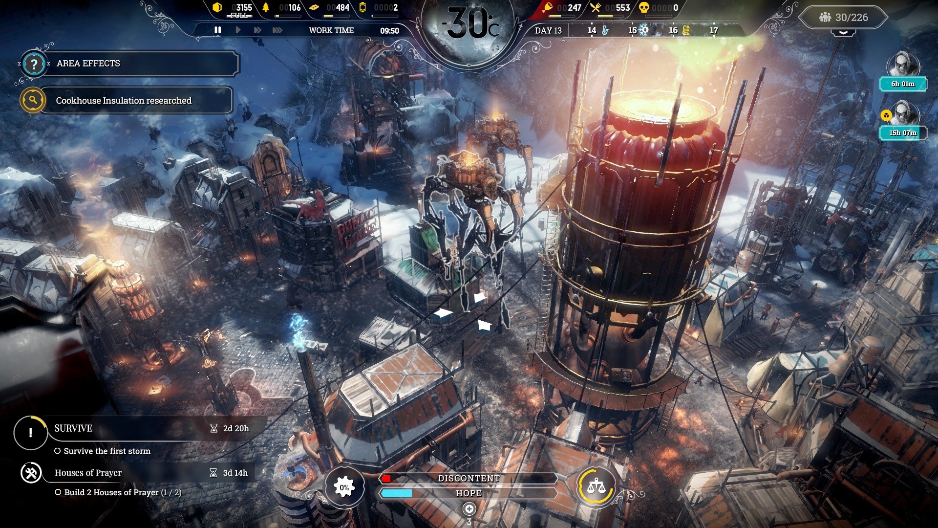 Скриншот *Frostpunk: Console Edition  [PS4] 5.05 / 6.72 / 7.02 [USA] (2019) [Русский] (v1.02)*