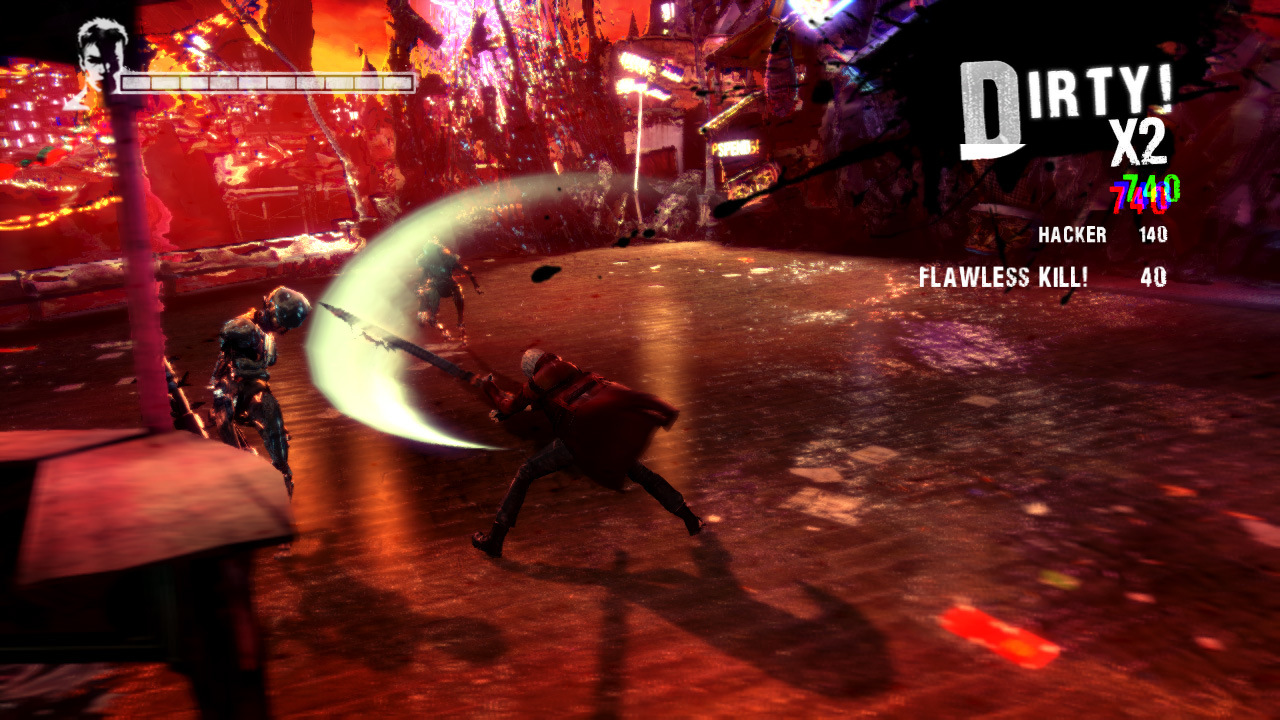 Скриншот *DmC: Devil May Cry - Definitive Edition [PS4] 5.05 / 6.72 / 7.02 [EUR] (2013) [Русский] (v1.03)*