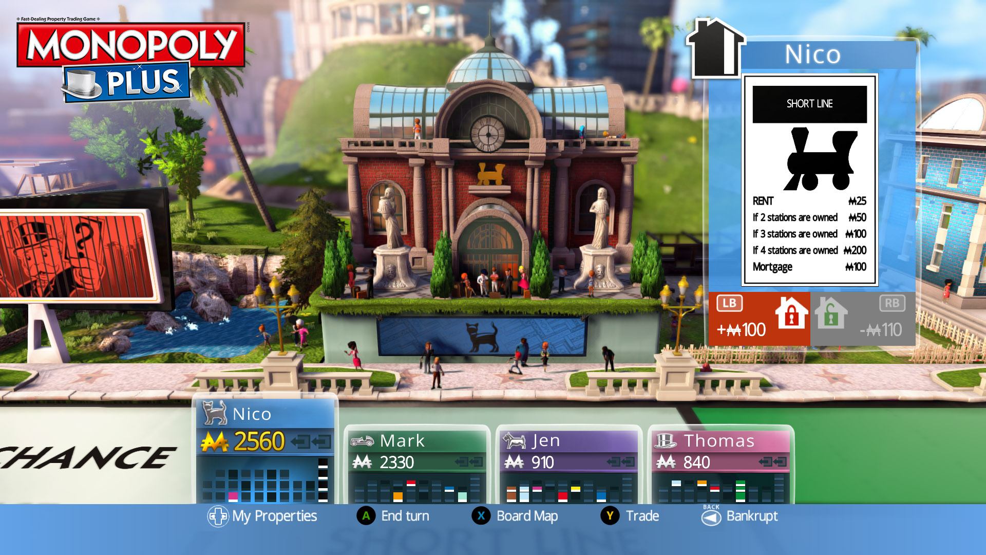 Скриншот *Monopoly Plus [PS4] 5.05 / 6.72 / 7.02 [EUR] (2014) [Русский] (v1.01)*